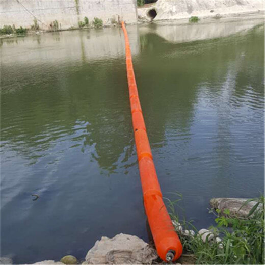 江南河道攔截漂浮垃圾的攔污浮筒河道擋污截污浮筒